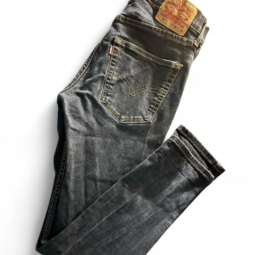 Levi's 512 Slim Taper Stretch Men’s Jeans in color Dark Hollow 30x32